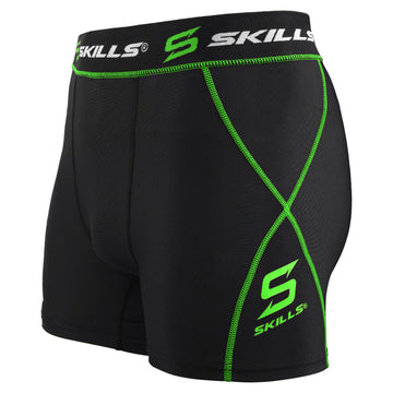 Mens Compression Boxer Shorts Base-layers Sports Briefs skin fit gym pants